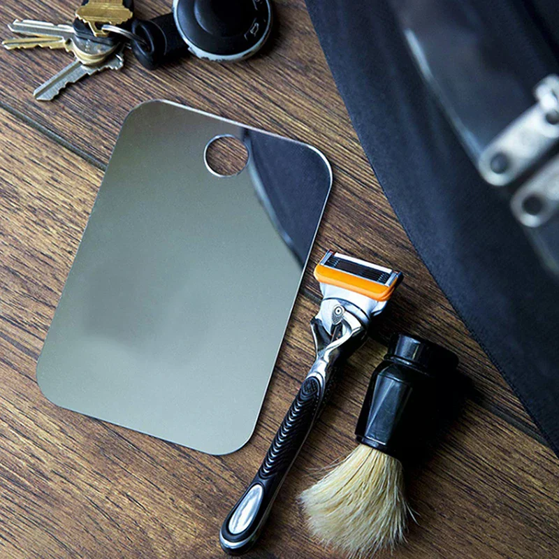 Acessórios ferramenta acrílico anti fog espelho chuveiro shaving fogless espelho banheiro travel para mulher maquiagem homem shaving banheiro s