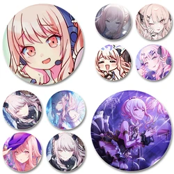 Akiyama-insignia de personaje de Anime Mizuki, broches de figura bonitos hechos a mano, alfileres de esmalte exquisitos para mochila, accesorio de joyería