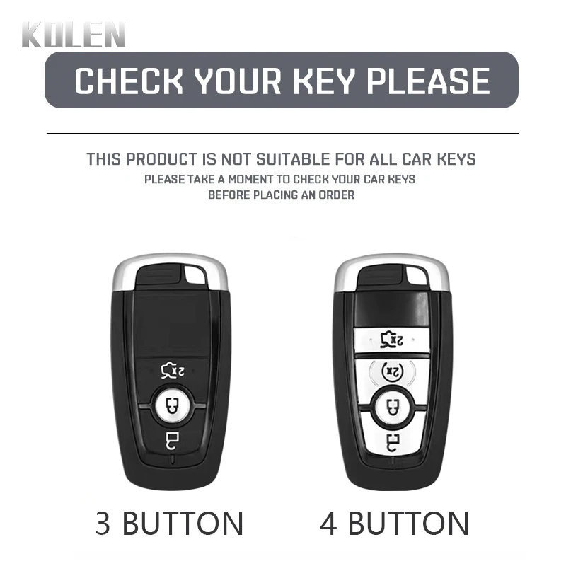 Fashion TPU Car Key Case Cover Fob For Ford Fusion Edge Mustang Explorer F150 F250 F350 Ecosport Protector Shell Bag Accessories