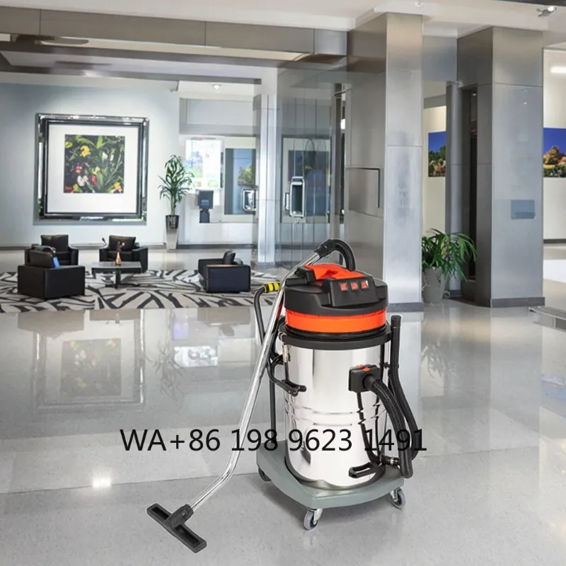 30L Industrial Wet Dry Vacuum Cleaner Solid Liquid Dual Handling OEM Supported for Construction Cleaning
