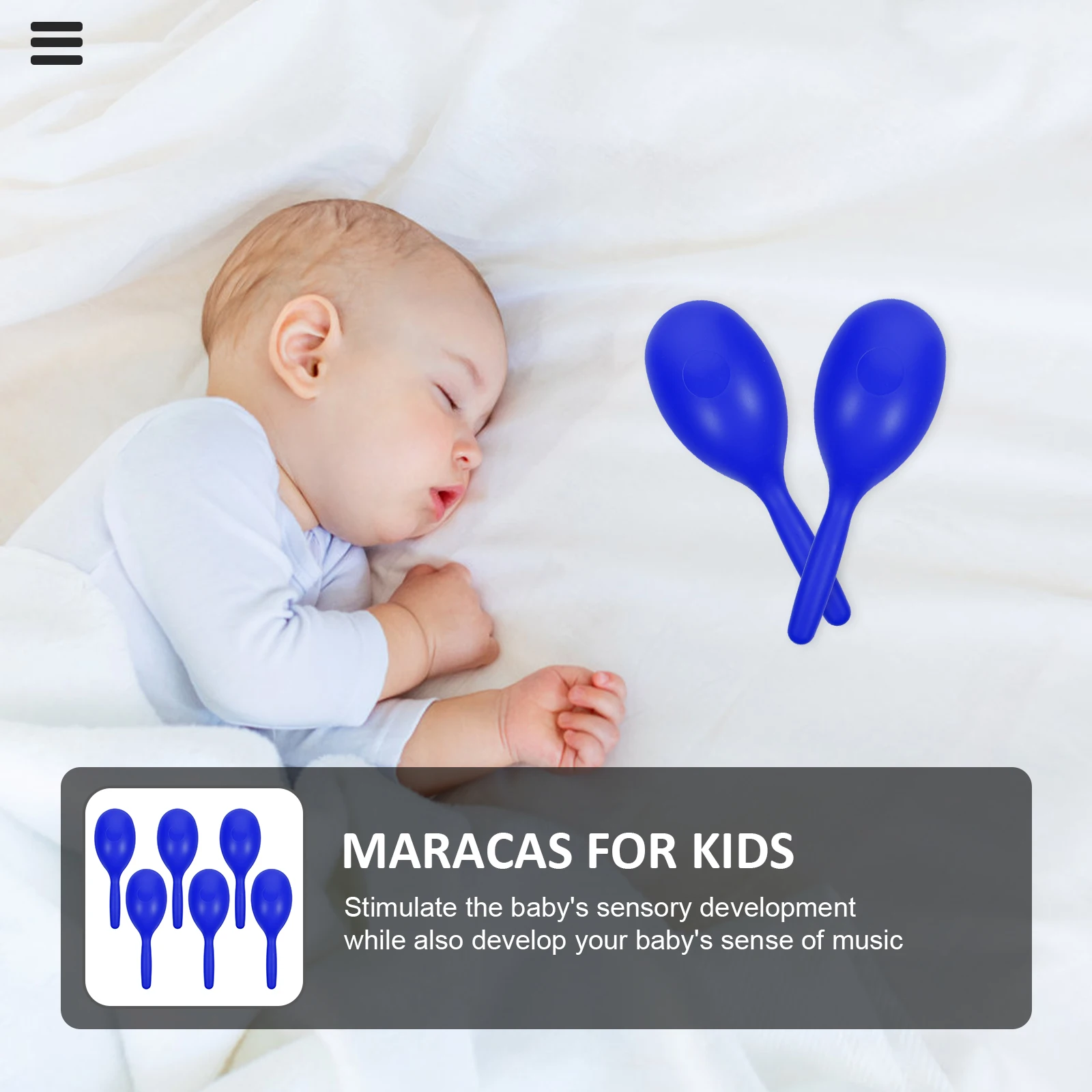 6 pçs crianças maracas brinquedos musicais instrumentos fabricantes de ruído crianças areia abs material percepção sonora presentes educativos