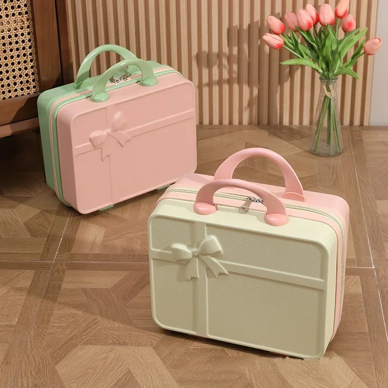 

14Inch Suitcase Travel Carry-On Cosmetic Bag Luggage Carrier Hand Luggage Box for Women Cabin Suitcase Mini Lightweight Boarding