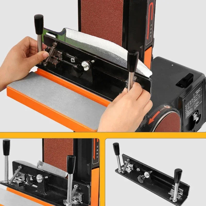 1pc Belt Sander Polishing Machine Sander Sandpaper Belt Polishing Machine Woodworking Angle Gr