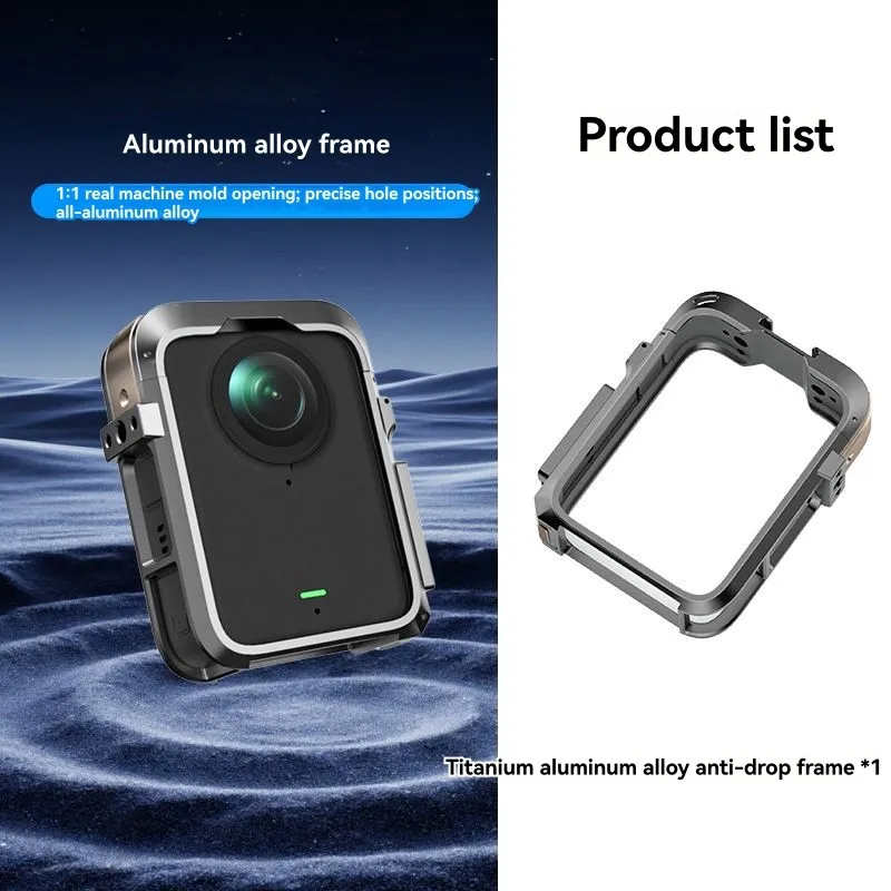 

Продвижение клетка из алюминиевого сплава для DJI OSMO 360 для полной панорамной камеры защитный чехол комплект аксессуаров металлическая защита