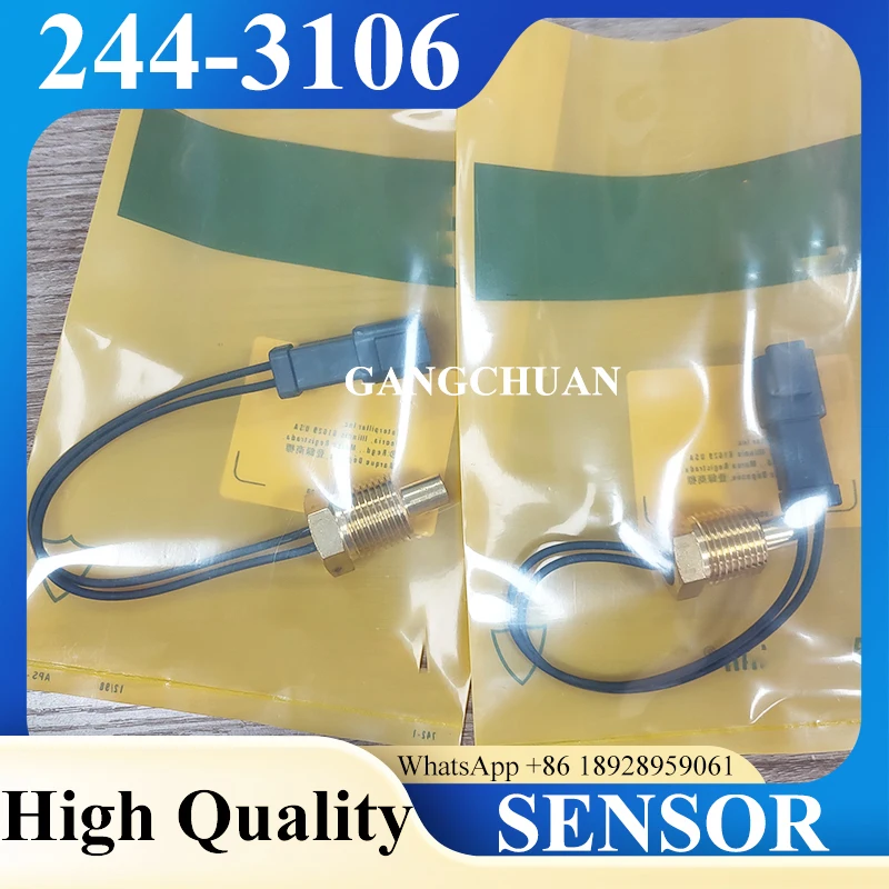 

2443106 244-3106 Переключатель датчика температуры для деталей погрузчика Caterpillar 3054 3054B 3054C