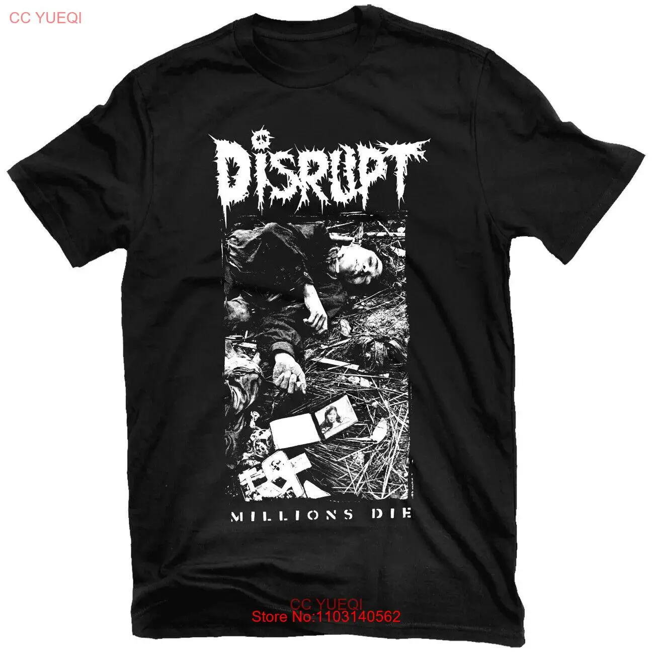 DISRUPT Millions Die T-Shirt NEW! Relapse Records TS3056