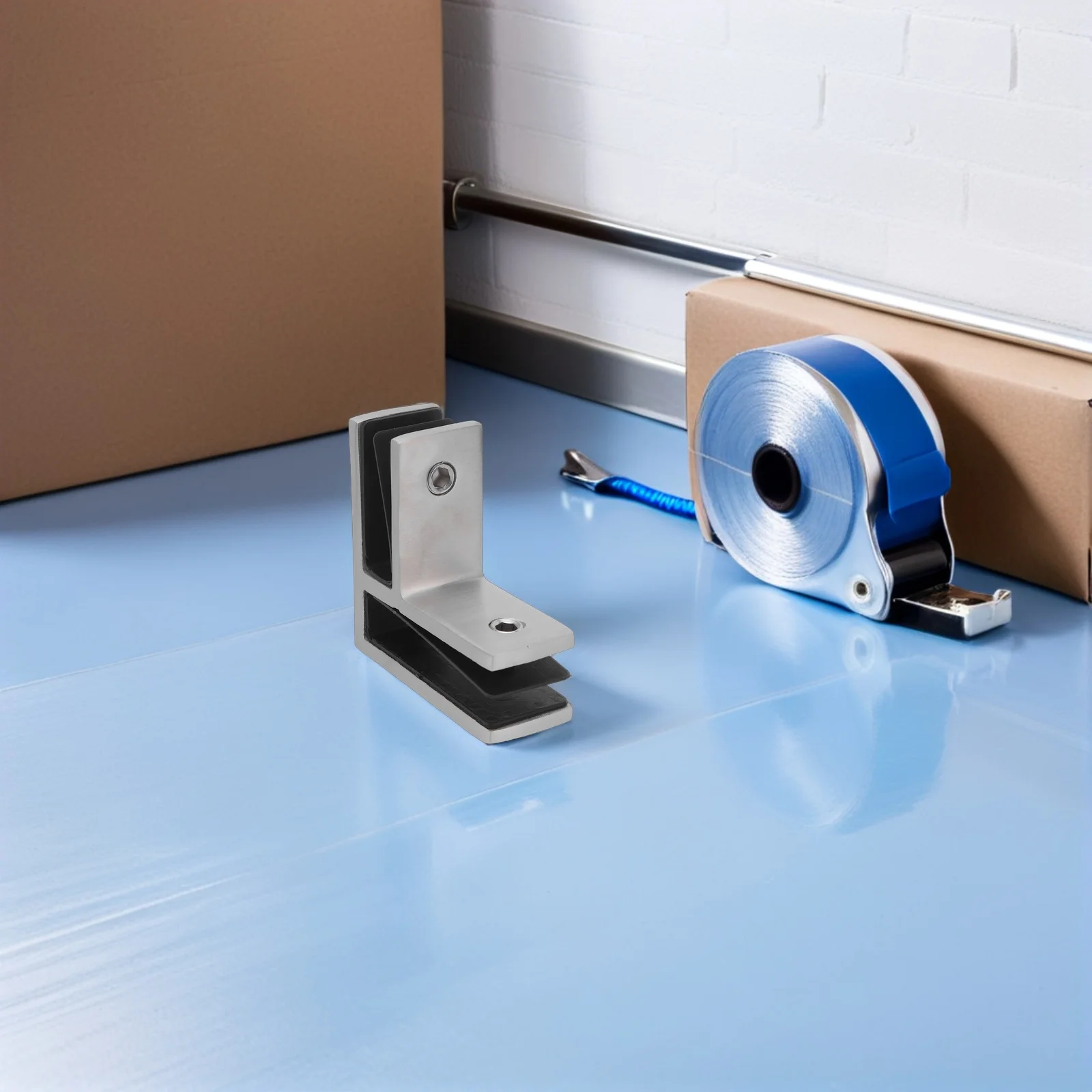 

2Pcs Outdoor Glass Railing Clamps Stainless Steel Balcony Fence Clips Fits 10Mm 12Mm Glass Panel Deck Hardware