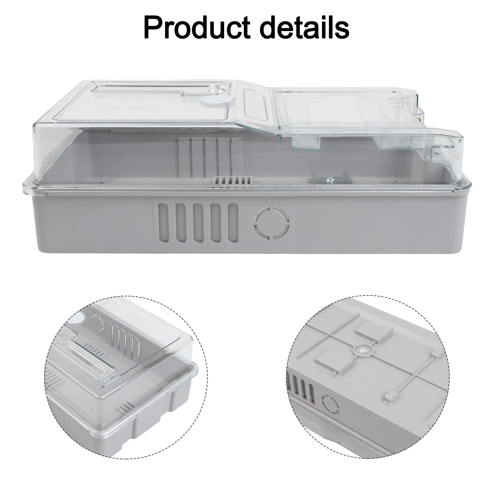 Transparent Electric Meter Box 6 Circuit Design Shock Resistant and Flame Retardant Perfect for Various Applications