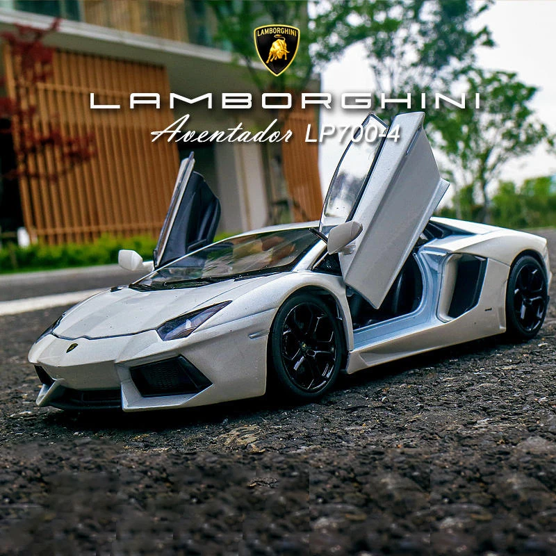 

WELLY 1:24 Lamborghini LP700-4 Aventador Alloy Car Diecasts & Toy Vehicles Car Model Miniature Scale Model Car For Children