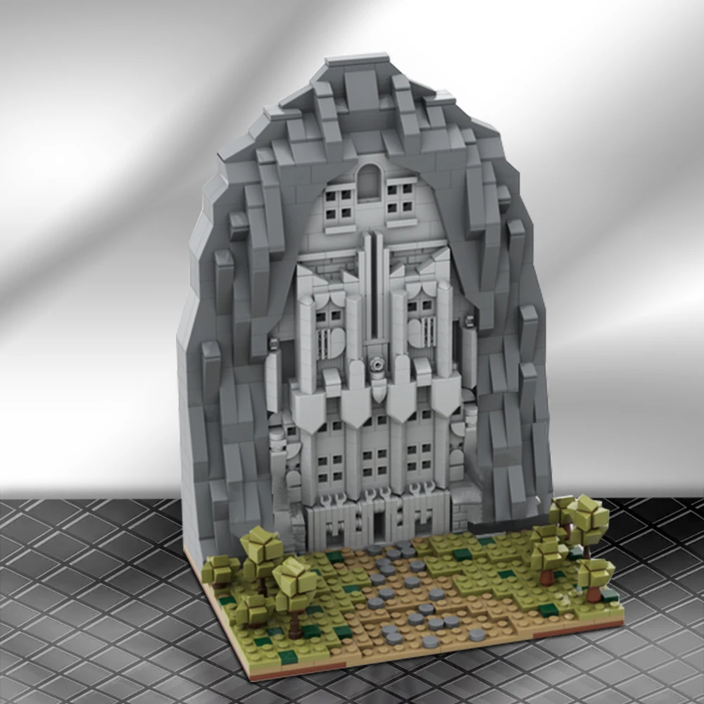 ゴブリックス MOC ビルディングブロック ミニ エレボラー テクノロジーブリック ホビター映画 ストリートビュー 城 組み立て済み建築模型玩具
