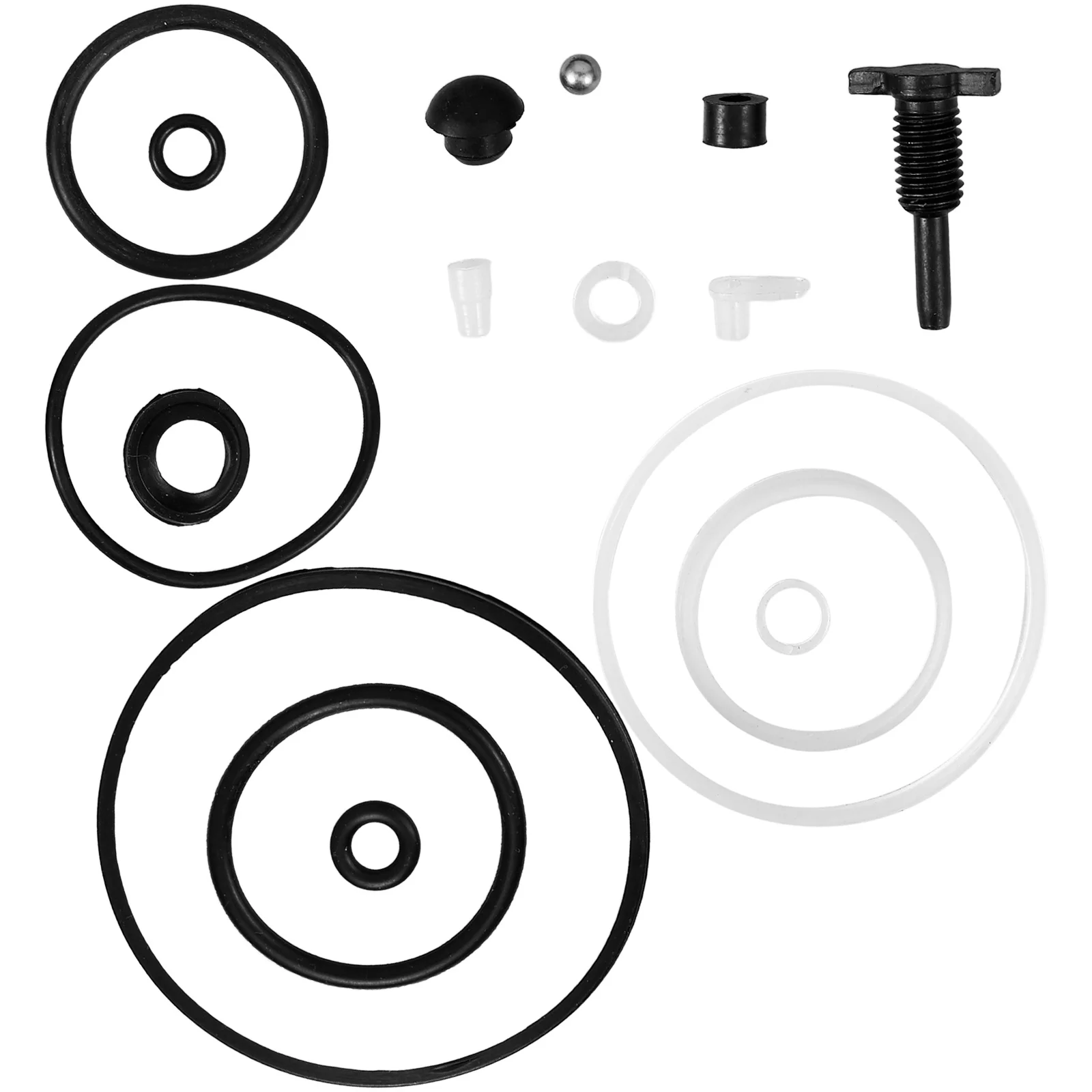 

1 Set Repair Kit For Vertical Hydraulic Jacks Pump Core Return Valve Steel Ball Clamp Jack Seal Ring Floor Jack Repair