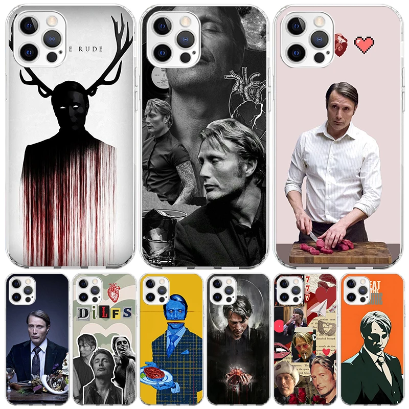 Чехол для телефона Hannibal Movie, чехол для Apple iphone 16 15 14 13 12 Mini 11 Pro Max X XS XR 7 Plus 8 + SE 2020, трендовые чехлы