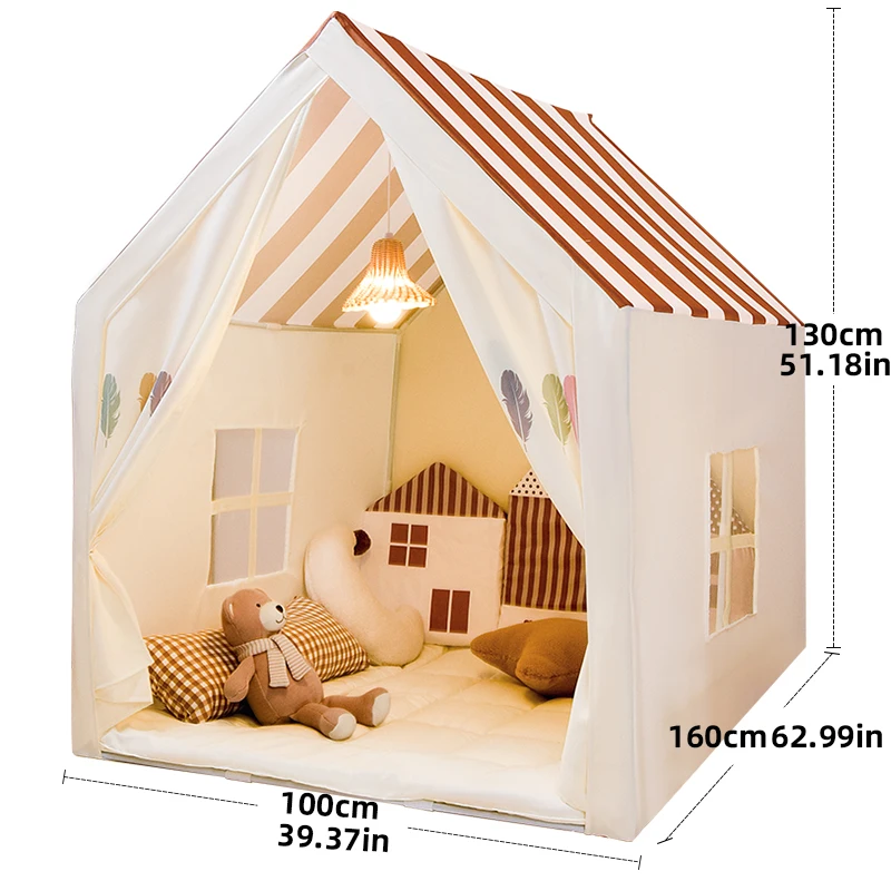 خيمة أطفال محمولة قابلة للطي للاستخدام الداخلي والخارجي، قاعدة سرية صغيرة للأطفال، سهلة الإعداد، متعة داخلية وخارجية #4
