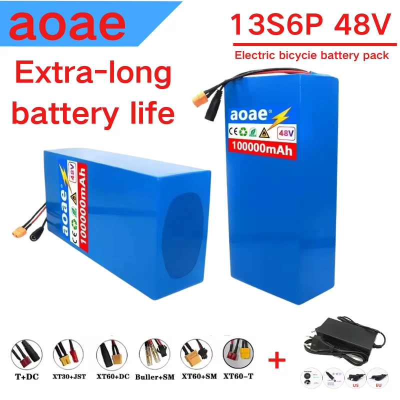 

AOAE New Original 48V 50ah 13s6p Lithium Battery Pack 48v 2000W Citycoco Motorized Scooter Batteries Built in. battery. pack.