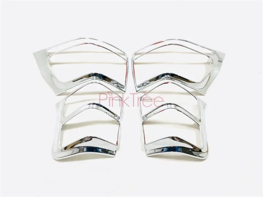 Chrome Tail Light Lamp Cover Trim For Toyota Land Cruiser Prado 150 LC150 2010-2013 Styling Accessories Car Decoration