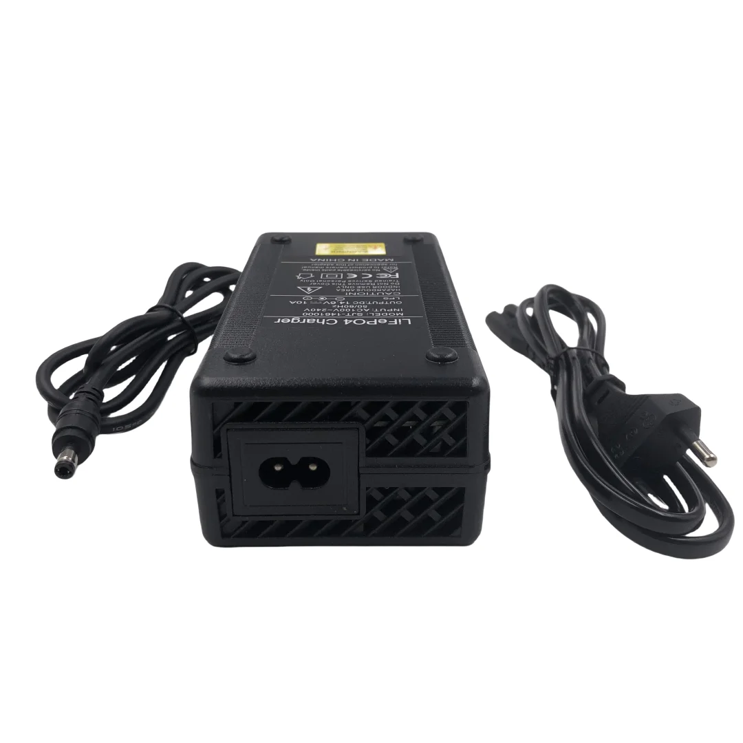 Ładowarka 14,6 V 10 A do akumulatora 12 V LiFePO₄ Zasilacz zewnętrzny Lampa wędkarska Lampa ksenonowa Akumulator Szybkie ładowanie z zaciskiem krokodylkowym — zdjęcie produktu 3