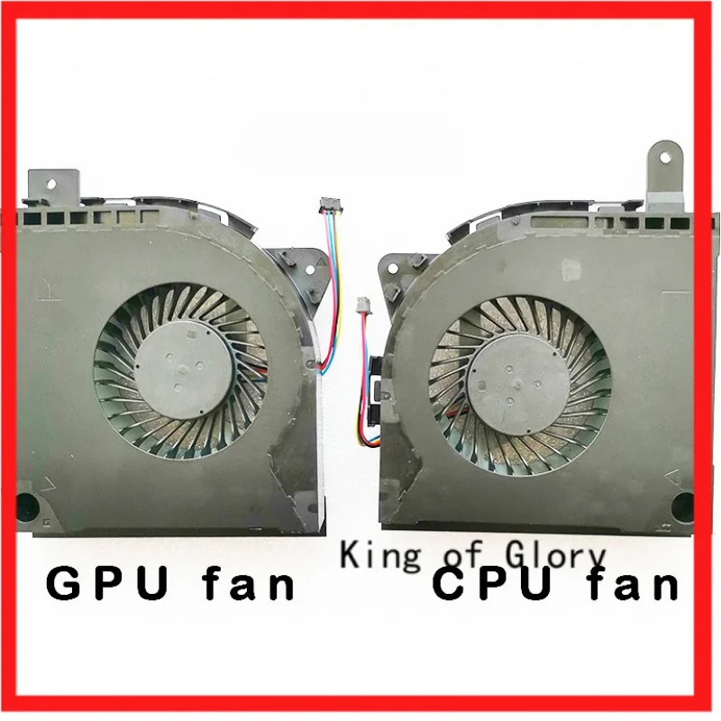 Laptop cpu gpu cooling fan cooler radiator For Asus ROG 2S G703V G703V G703VI G703V G703GS 13NB0EU0P07011 DFS201312740T DC 12V