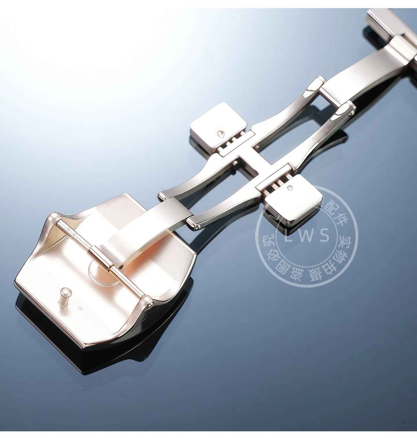 Solid Stainless Steel Folding Clasp for Franck Muller V45 and V41—Designed Specifically for Modifying Franck Muller Watch Straps