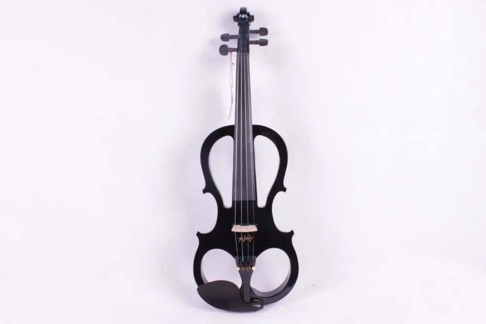 Yinfente elektrische leise Viola 16 Zoll 4 String schwarz oder weiß Wald Körper süß Sound frei Fall Bogen