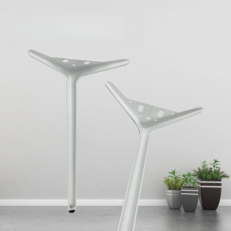 4-個-25-センチメートル-35-センチメートル白いソファ脚コーヒーテーブル足キャビネット脚-25-センチメートル-35-センチメートル厚さのサポートフレーム家具脚金属