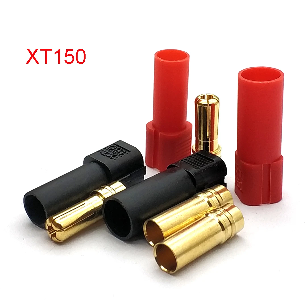 XT150 Connector Adapter 6mm Male/Female Plug High Rated Amps for RC LiPo Battery