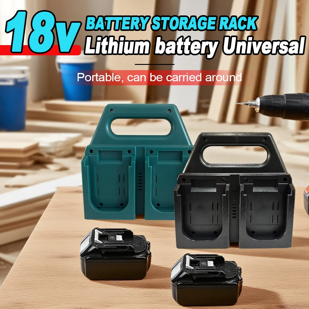Power Tool Battery Storage Rack Lithium Battery Charging Storage Rack Workshop Battery Organizer Storage Stand  for Makita