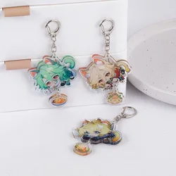 Kirara Kaveh Baizhu Cosplay Accessories Anime Game Badge Keychain Pendant Cartoon Costume Prop