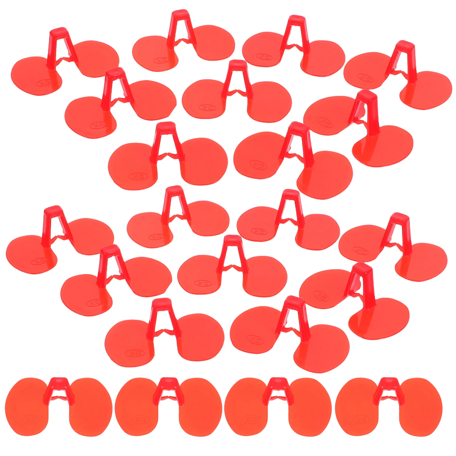 

100 Pcs Glasses Chicken Chickens Anti Fighting Broiler Anti-pecking Goggles Anti-injury Peeper Red