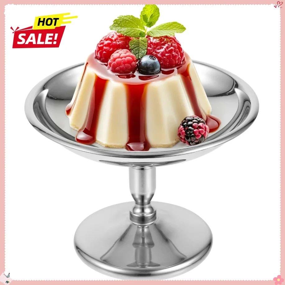 

Ice Cream Cup Home Decor Tableware Stainless Steel Multipurpose Dessert Dish Bowl for Cocktail Jelly Yogurt Parfait Multi Size