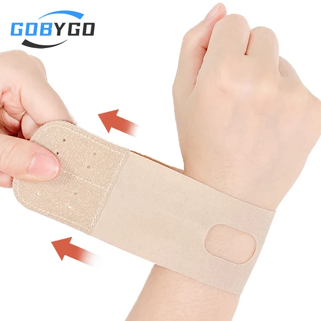 GOBYGO 1Pcs TFCC Orteza na nadgarstek Wsparcie nadgarstka Opaska na nadgarstek do jogi Ochrona zwichnięć Opaski treningowe na rękę Sportowa opaska bezpieczeństwa na nadgarstek