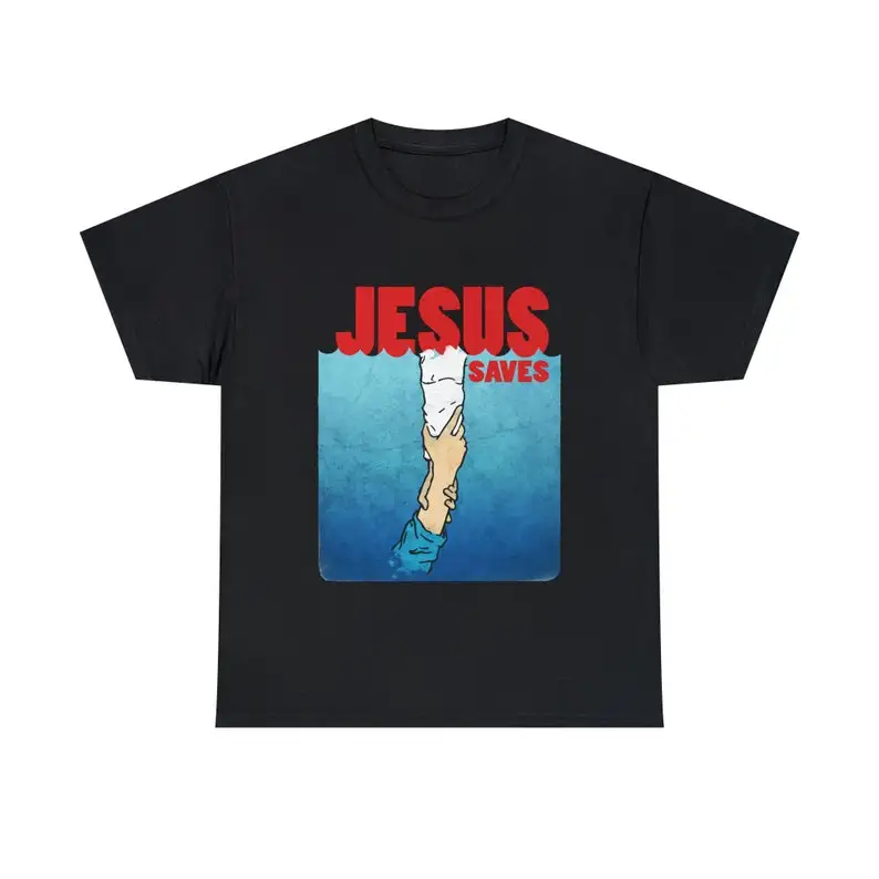 

Unisex Jesus Saves T-shirt - Christian Shirt Funny Shirt Jesus Tee Christian Gift Religious Gifts