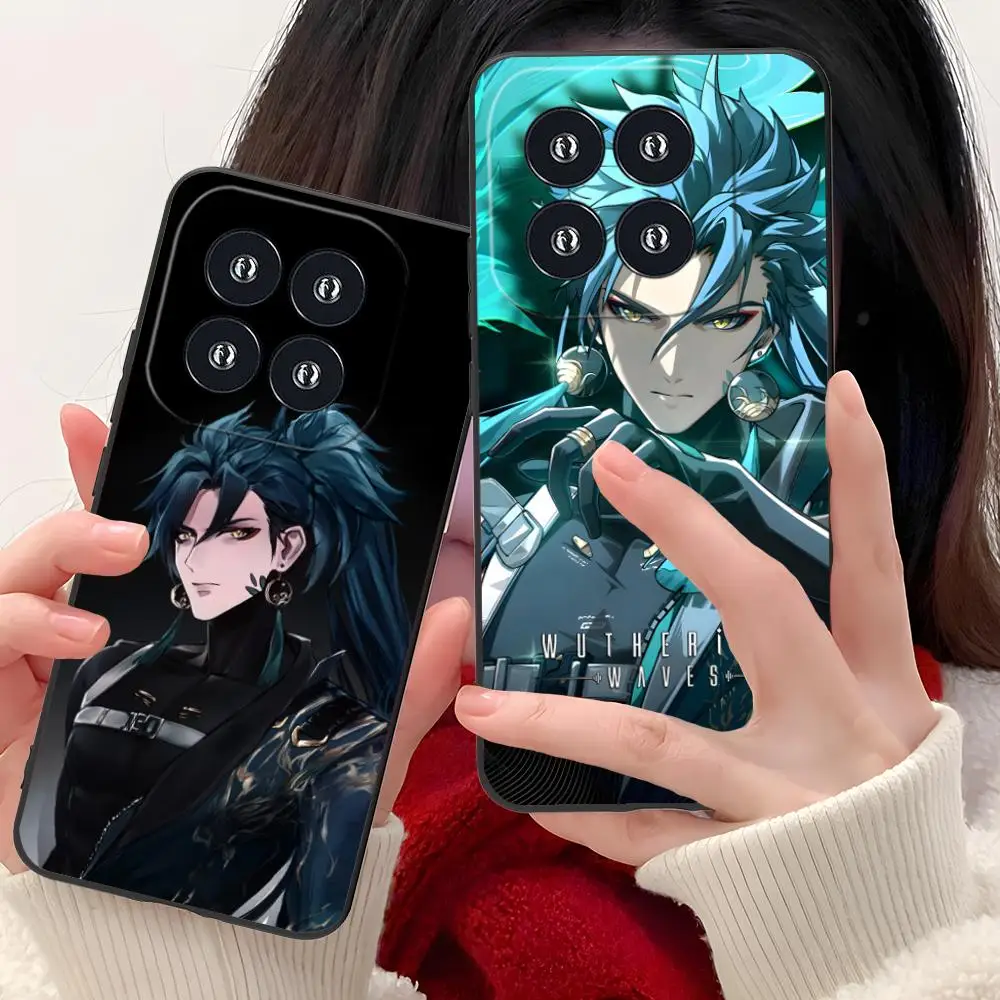 Wuthering Waves Jiyan Phone Case for Xiaomi 15 14 13 12 Mi 11 T Ultra Lite Pro S X 5G Colour Printing Cover Cover Pretty Luxury