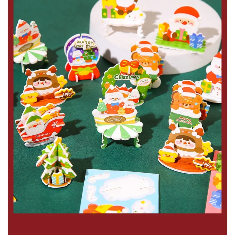 子供用ギフト 3D パズルモデル 子供のおもちゃ 3D 手作りパズル クリスマス 幼稚園 子供用ギフト