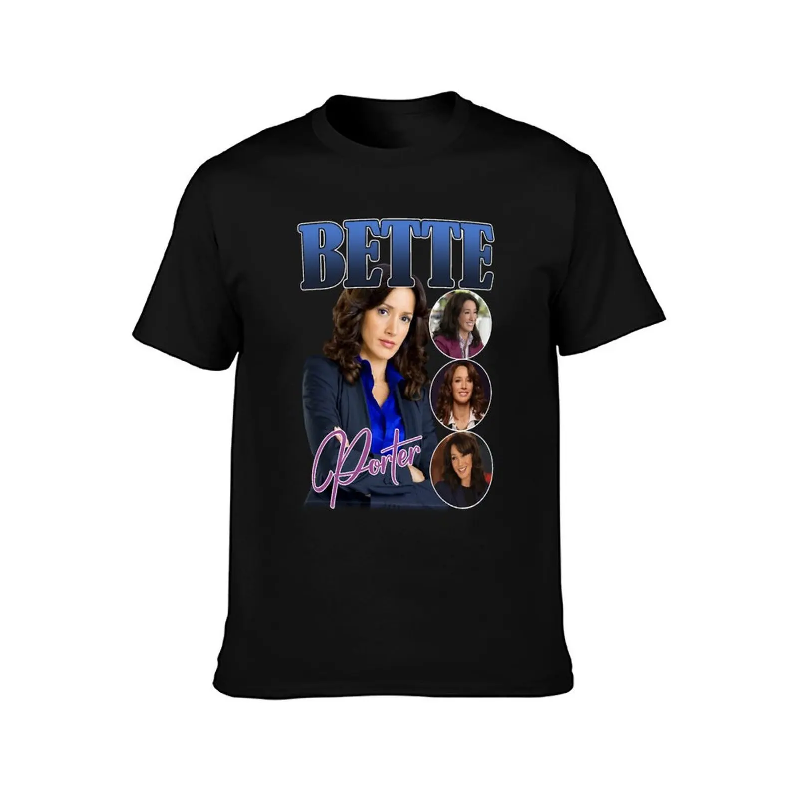 BETTE PORTER , Bette Porter Homage , Jennifer Beals The L Word Actress Vintage Retro 90s Bootleg Mer T-Shirt