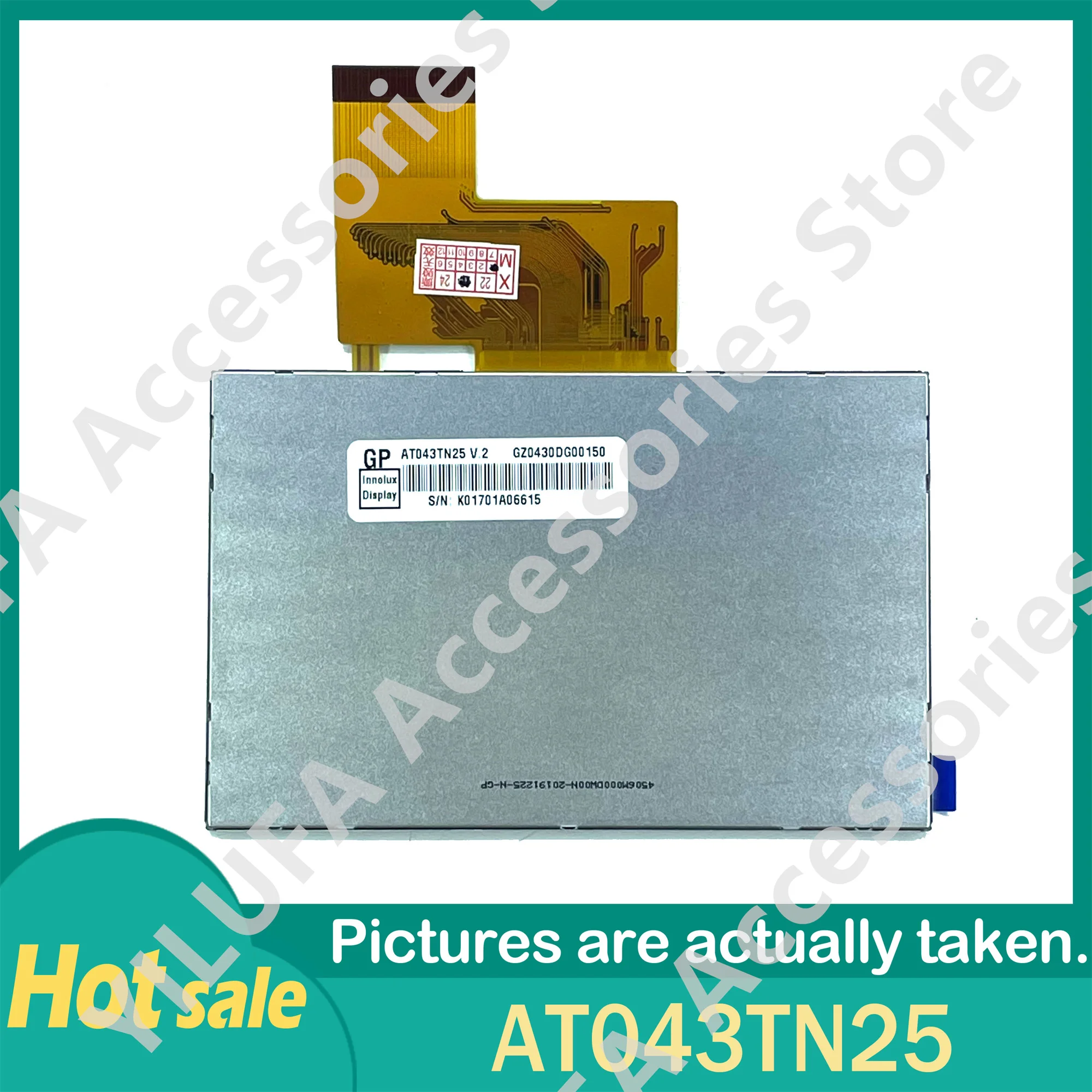 

100% Working AT043TN25 V.1 4.3inch 480x272 LCD display