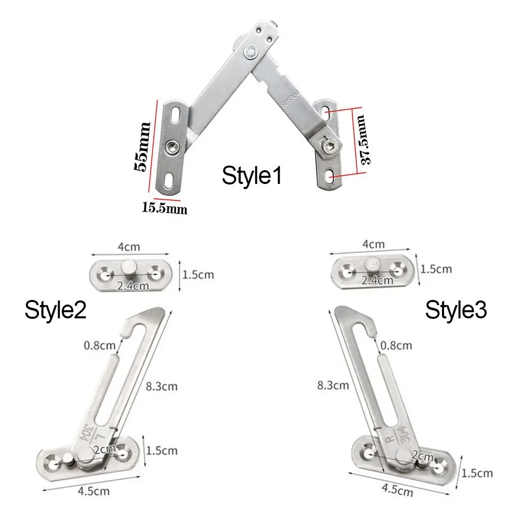خطاف نافذة محدد تثبيت قوي، أقفال خزانة، حماية النوافذ، حجب البابية #5