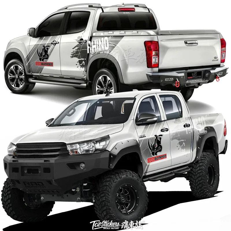 

Car decal accessories New car sticker full body custom off-road decoration modification Vinyl FOR Navara Hilux D-MAX Raptor F150