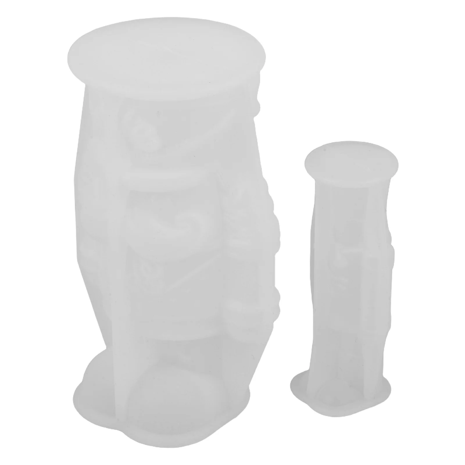 

2pcs Silicone Mold 3D Christmas Resin Epoxy Casting Mould For Nutcracker Silicone Diy Candles Crafts Plaster Decor
