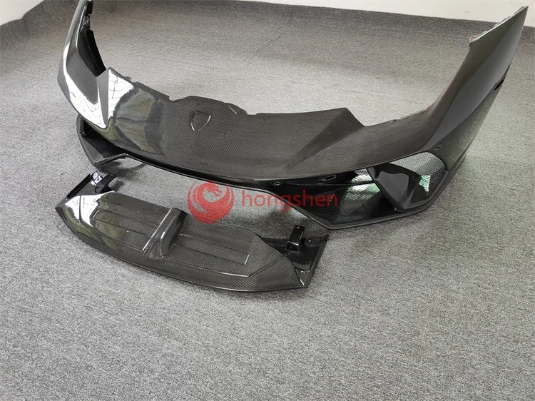 P STYLE Full Carbon Fiber Front Bumper Body Kit for LAMBORGHINI HURACAN LP610 LP580 CAR Bumpers