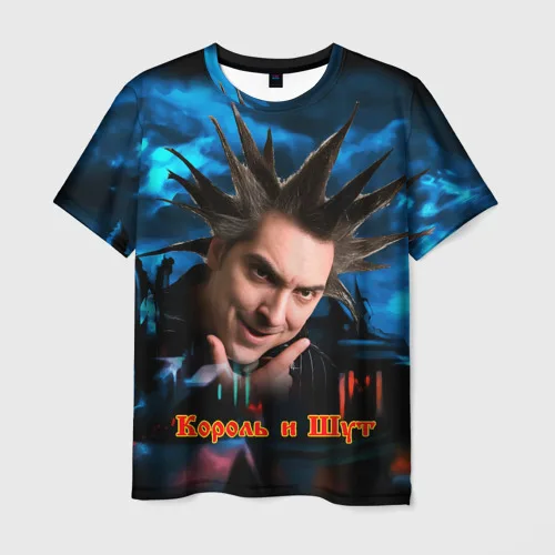 روك الملك والمهرج تي شيرت ثلاثية الأبعاد طباعة الرجال/النساء الهيب هوب الاتجاه قصيرة الأكمام المحملة Y2k ملابس الشارع الشهير الرجال