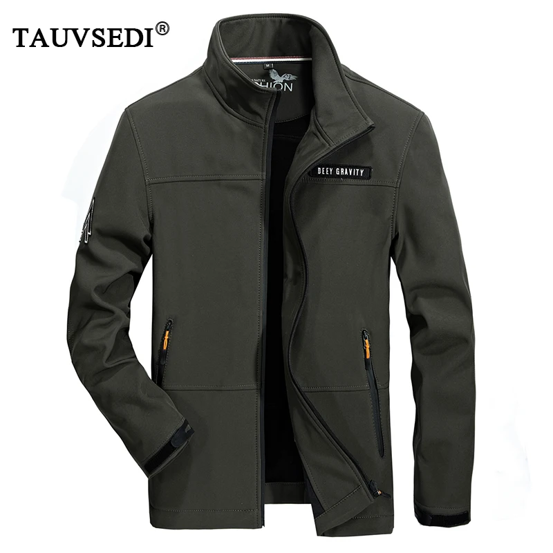 2023 Spring Autumn Men Windproof Casual Embroidery Cargo Jackets Coats Man Tactic Military Overcoat Parkas Male Outwear Jackets