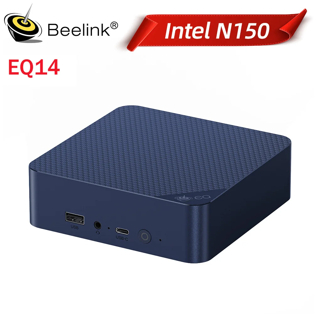 Beelink EQ14 Intel Twin Lake-N150 Max Turbo 3.6GHz DDR4 3200MHz Desktop Office Computer