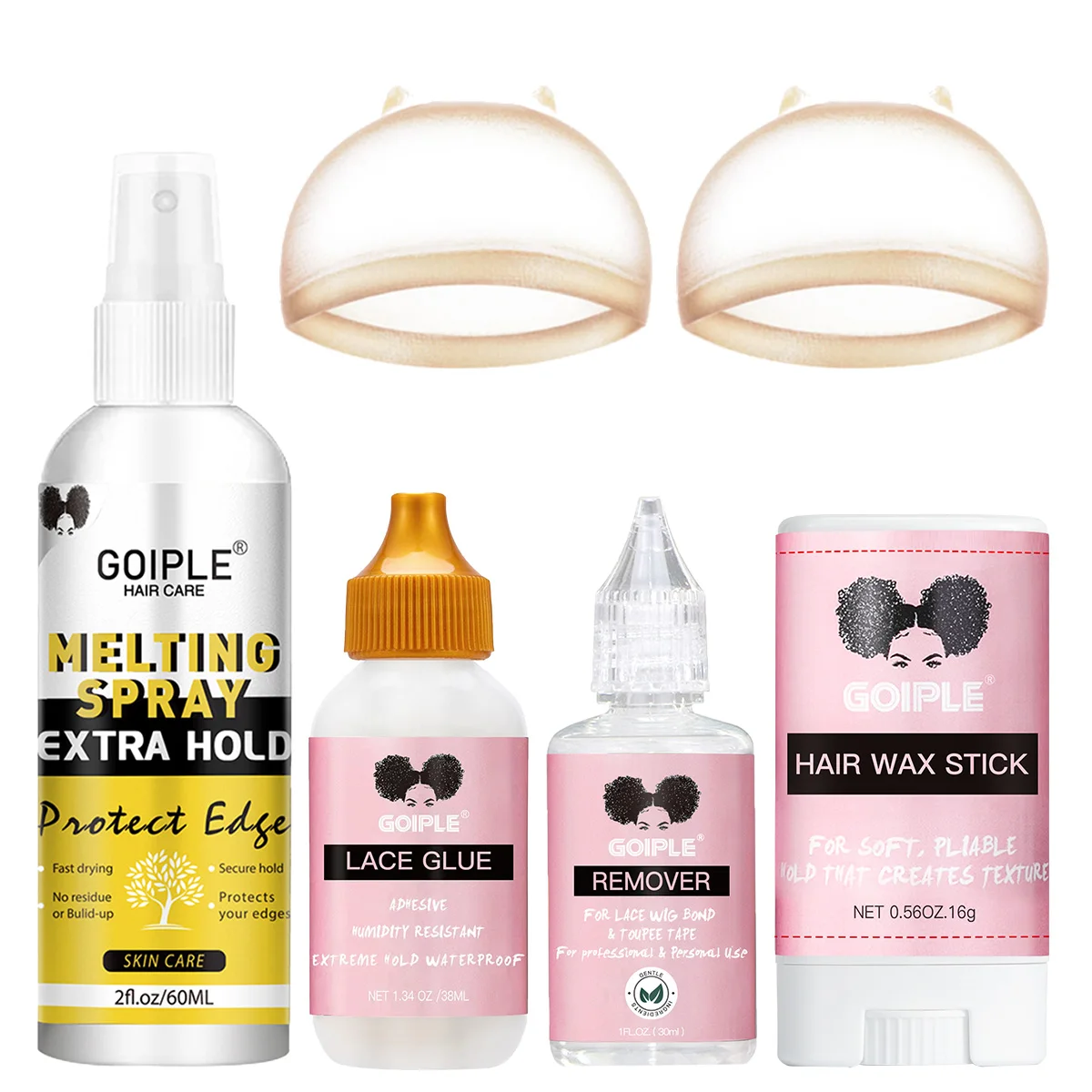 Quick-drying Melting Spray for Rapid Wig Bonding, Long-lasting Smooth Hair Wax Stick,Lace Wig Adhesive,Liquid Remover HD Wig Cap