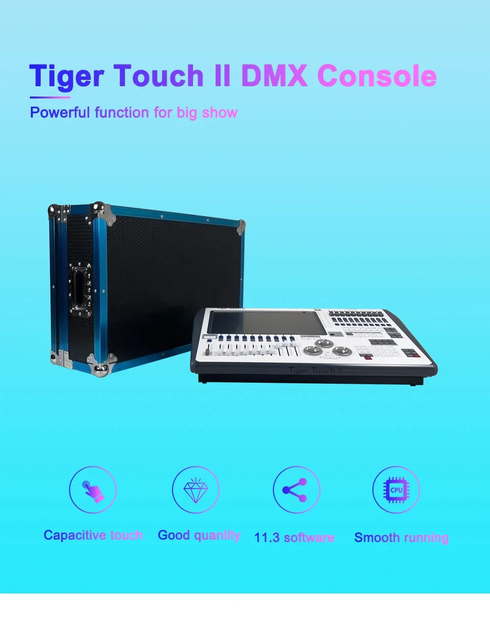 Professional DMX512 Lighting Controller DMX Console tiger Touch Pro Stage Light DMX Controller tiger Touch 2 DMX Controller