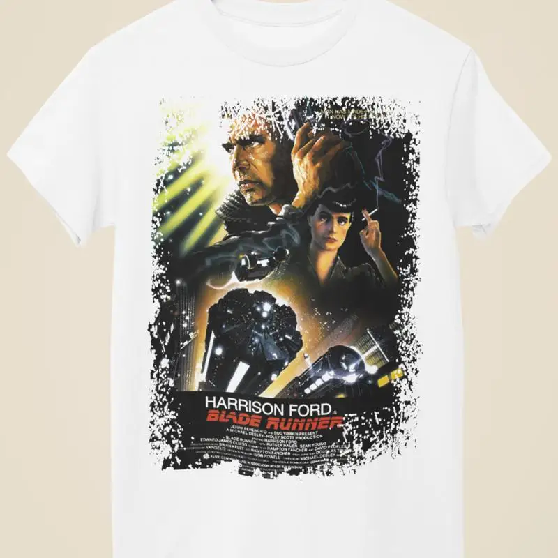 

Blade Runner - Movie Poster Inspired Unisex White T-Shirt