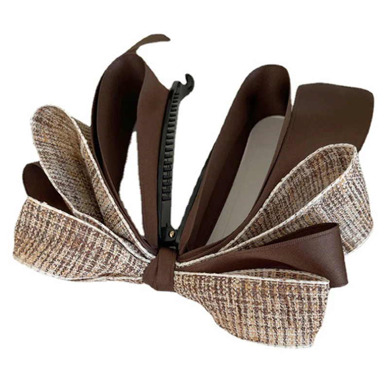 

Корейская заколка-краб для волос, женская, трендовая, для фиксации высокого хвоста, заколка-ложка для затылка, аксессуар для волос