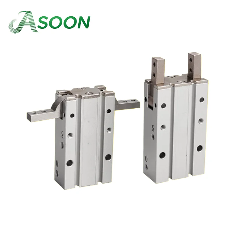 MHY2 Series Double Acting Parallel Gripper 180° Rotary Angle 10D 16D 20D 25D Pneumatic Finger Cylinder Bore 10-25mm