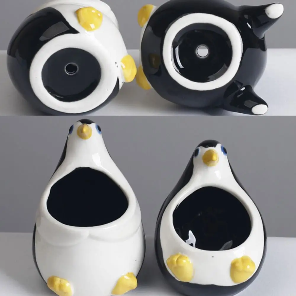 Desktop Ornament Ceramic Flower Pot Cute Creative Flower Vase Exquisite Cartoon Hydroponic Flower Holder Bedroom