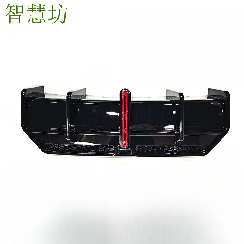 

Suitable for BMW 2 Series G 2.1kg M240i modified ABS glossy black rear lip diffuser with lights