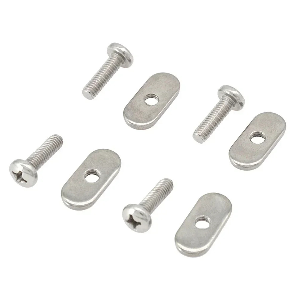 Slider Nut Track Nut Kayak Canoe Rail Mounting System Silver Accessories Stainless Steel Screw Track Slider Nut Brand New